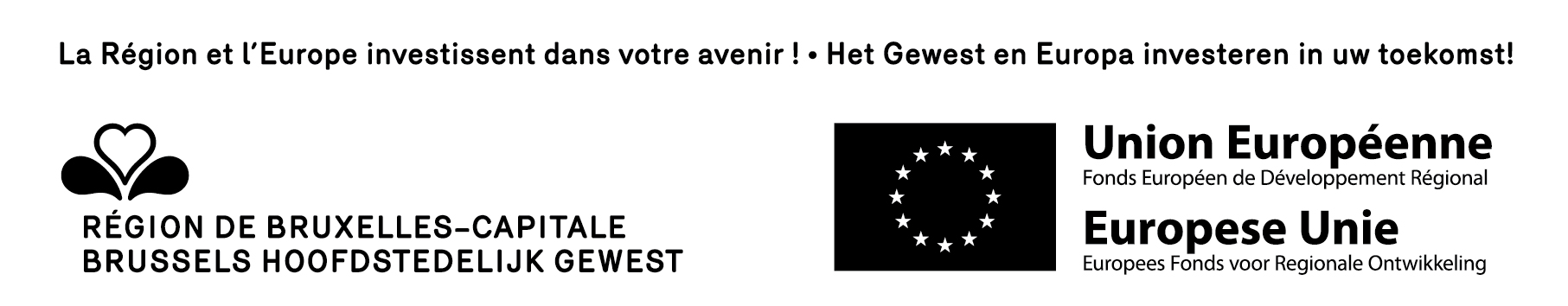 Het Gewest en Europa investeren in uw toekomst!